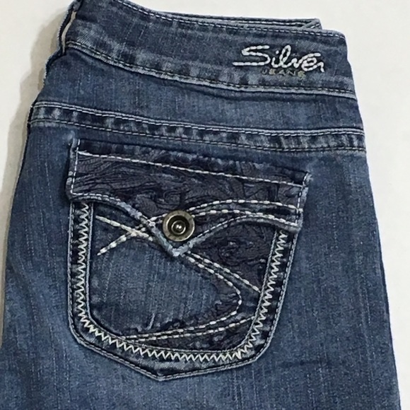 Silver Jeans Boot Cut Med Wash Stretch 26 - Picture 2 of 8